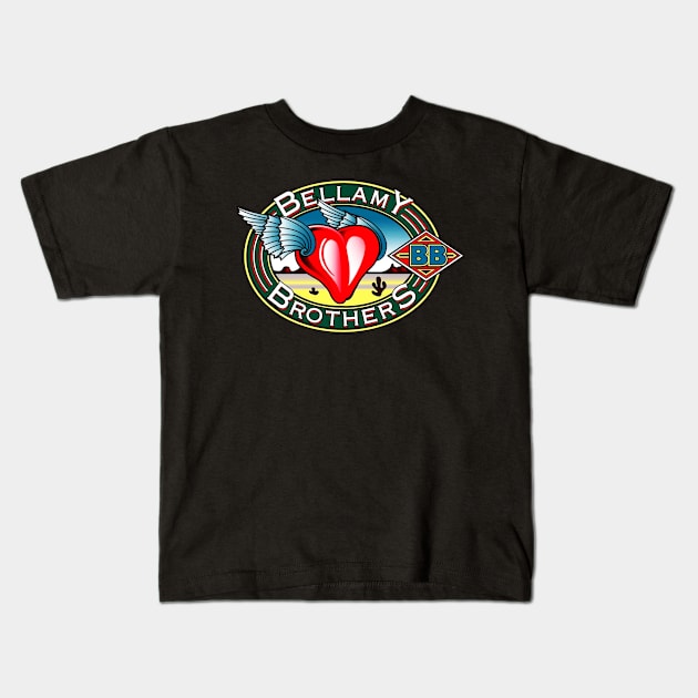 bellamy brother Kids T-Shirt by The Mariyuana Man